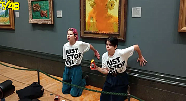 Milyon dolarlık Van Gogh tablosuna çorba fırlattılar