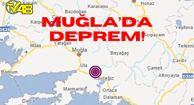 Muğla’da 4.8'lik deprem!