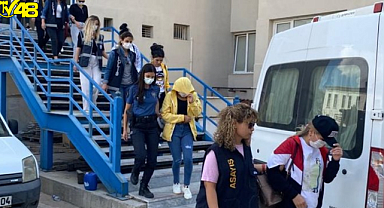 Muğla'da fuhuş operasyonu: 7 mağdur kadın kurtarıldı