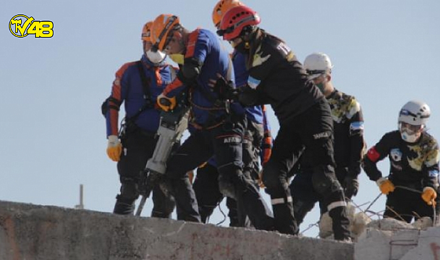 Muğla&#039;da UMKE ekipleri tarafından deprem tatbikatı yapıldı