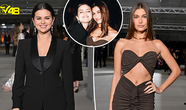 Photoshop değil! Selena Gomez ve Hailey Bieber yan yana