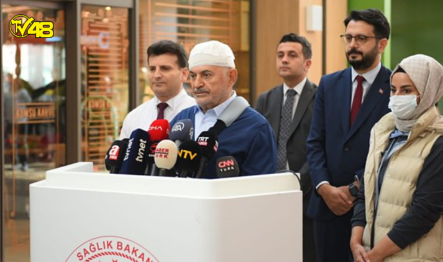 Son dakika: Taburcu olan Binali Yıldırım, hastane çıkışı konuştu: İki kaburga kırığım var, onlar da zamanla iyileşecek