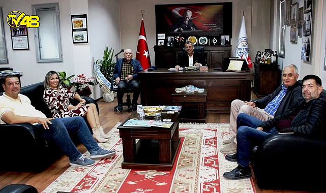 TV48 Yönetim Kurulu Başkanı Zahide Kuş&#039;tan MİTSO&#039; Yönetim Kuruluna tebrik ziyareti