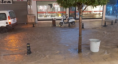 1 SAATTE  MİLAS GÖLE DÖNDÜ