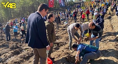 11 Kasım Milli Ağaçlandırma Gününde Yatağan'da Fidan Dikimi Gerçekleştirildi