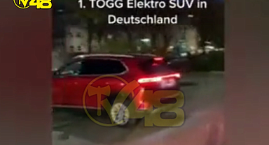 TOGG ALMANYA'DA GÖRÜNTÜLENDİ