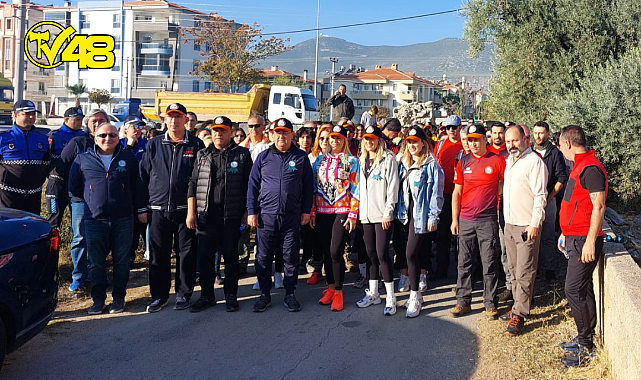 8.Zeytin Hasat Şenliği Sağlık Yürüyüşü Başladı