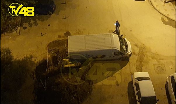 DOĞAL GAZ ÇUKURUNA ARAÇ DÜŞTÜ