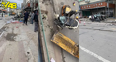 Kontrolden çıkıp gazı kökleyen Tesla dehşet saçtı: İşte kaza anı