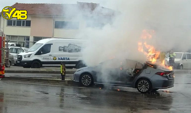 LPG&#039;Lİ ARAÇ ALEV ALDI!