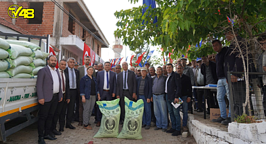 MİLAS BELEDİYESİ'NDEN ÜRETEN ÇİFTÇİLERE DESTEK