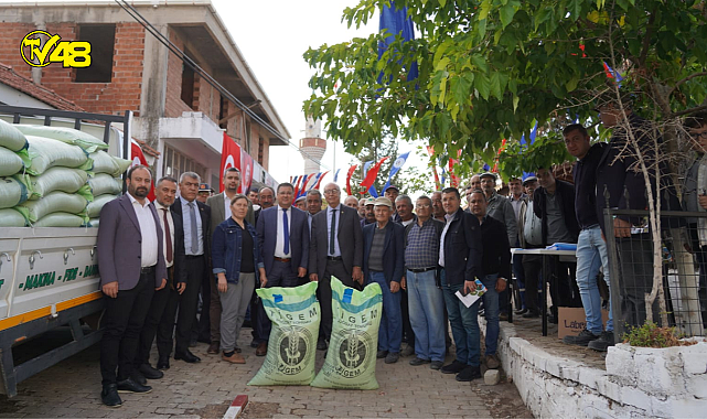 MİLAS BELEDİYESİ&#039;NDEN ÜRETEN ÇİFTÇİLERE DESTEK