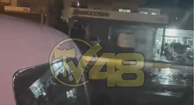 Milas Otogarının Önü Adeta Göle Döndü