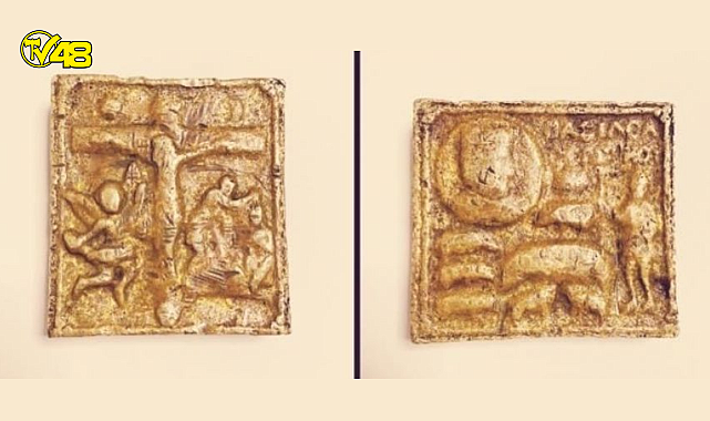 Milas&#039;ta 560 gram ağırlığında altın tablet ele geçirildi