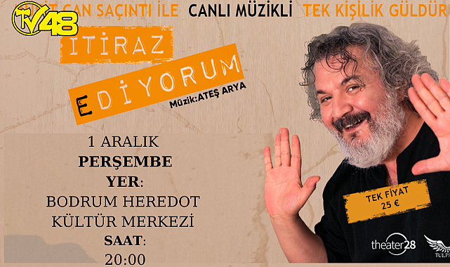 Müfit Can Saçıntı &#039;&#039;İtiraz Ediyorum&#039;&#039; Oyunu İle Tiyatro Severlerle Buluşuyor