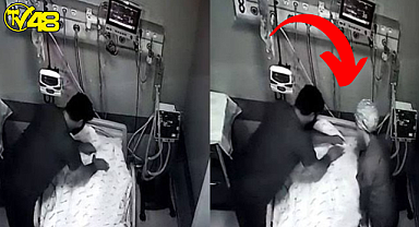 Tokat Medical Park Hastanesi'nde dehşetin görüntüsü! Felçli hastayı boğarak öldürmeye çalıştılar