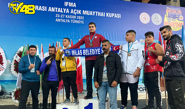 TÜRKİYE MUAYTHAİ FEDERASYON İFMA AVRUPA  KUPASINDA MİLAS&#039;LI SERGEN DONKA  ŞAMPİYON OLDU