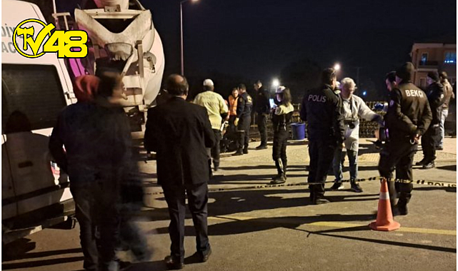 BETON MİKSERİN ALTINDA KALAN KURYE HAYATINI KAYBETTİ