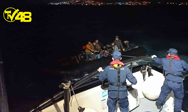 Bodrum&#039;da 126 düzensiz göçmen Sahil Güvenlik ekiplerince yakalandı