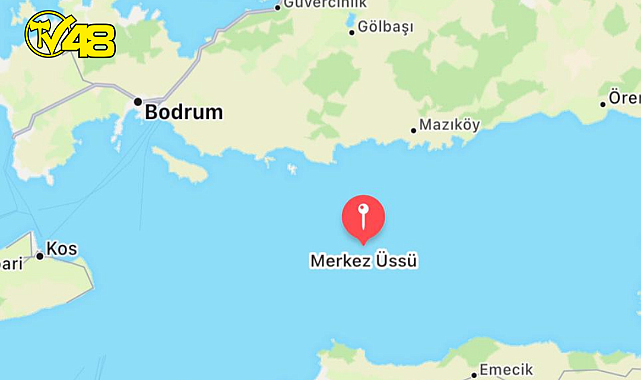 Bodrum&#039;da Korkutan Deprem
