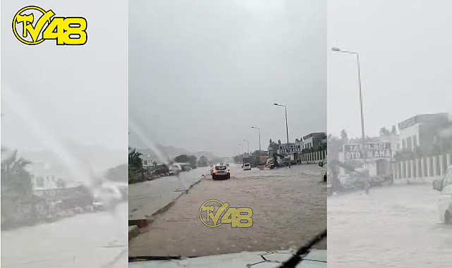 BODRUM YİNE YAĞMURA TESLİM OLDU