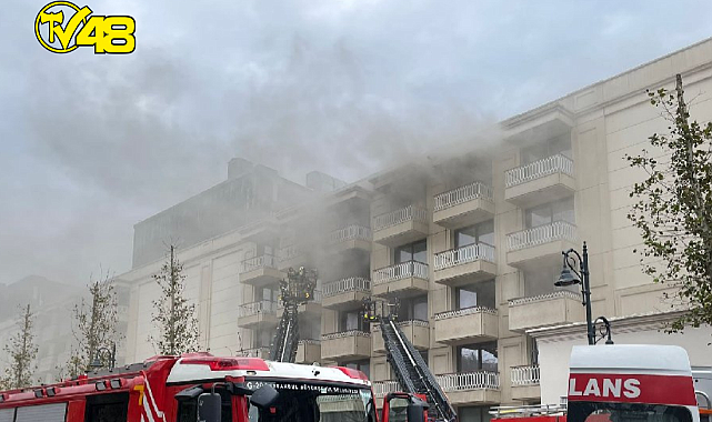 ÇIRAĞAN SARAYI&#039;NDA YANGIN