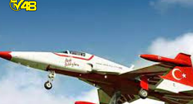 KONYA'DA TÜRK YILDIZLARI'NA  AİT  F-5 DÜŞTÜ