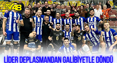 LİDER DEPLASMANDAN GALİBİYETLE DÖNDÜ