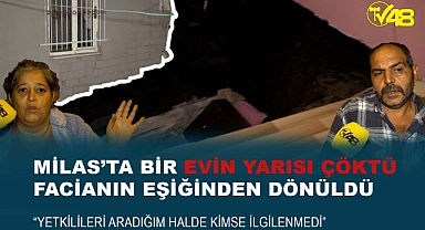 MİLAS'TA Kİ O İNŞAAT DURDURULDU! AİLE DERME ÇATMA BİR KULÜBEDE YAŞIYOR!