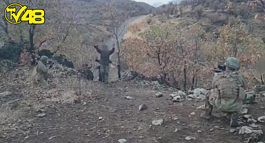 MSB, 4 TERÖRİSTİN TESLİM OLDUĞU ANLARA İLİŞKİN GÖRÜNTÜLERİ PAYLAŞTI