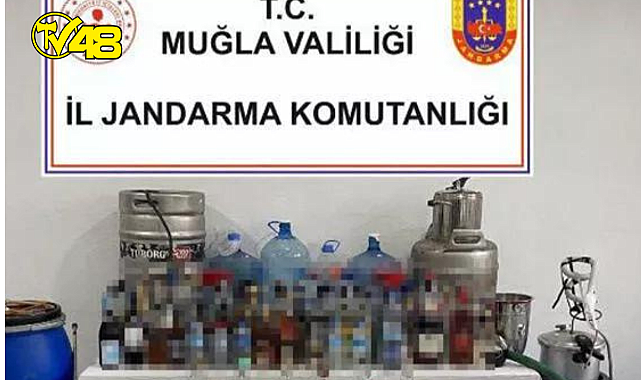 MUĞLA YATAĞAN BENCİK MAHALLESİNDE SAHTE İÇKİ OPERASYONU!!!