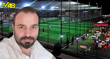 Ölüm halı saha maçında yakaladı!