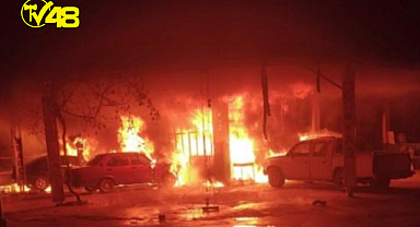 SANAYİ SİTESİNDE YANGIN