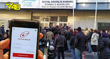SGK önünde oluşan EYT kuyruğuna bakanlıktan müdahale geldi! Başvuru için e-Devlet'i önerdiler