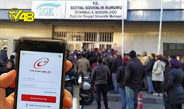 SGK önünde oluşan EYT kuyruğuna bakanlıktan müdahale geldi! Başvuru için e-Devlet&#039;i önerdiler