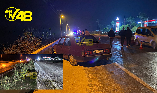 Son Dakika! Yatağan Milas Karayolunda Bir Araç Eşeğe Çarptı