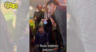 Belediye Başkanı ile küçük çocuk arasındaki diyalog gündem oldu. "Sen bizim mi suyu kestin?"