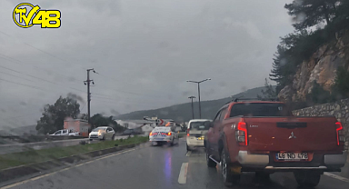 Bodrum Güvercinlikte yoğun yağış!