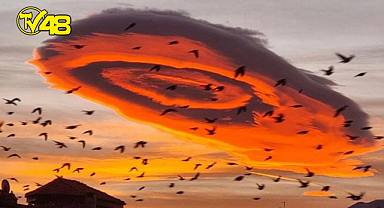 Bursa'da görüntülenen merceksi bulutlar adeta büyüledi