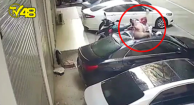 Cinsel ilişki sırasında dengesini kaybeden kadın balkondan düştü! İşte o anlar...