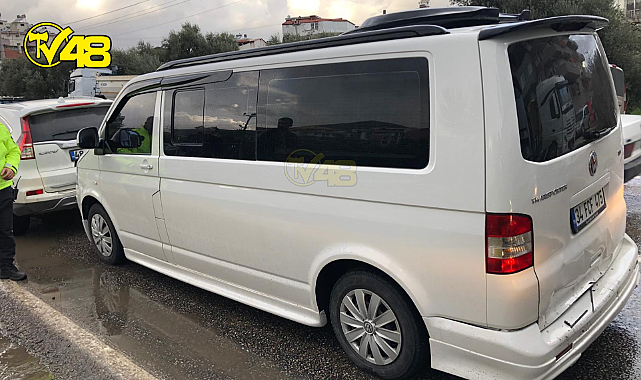 Milas çevreyolunda zincirleme kaza!