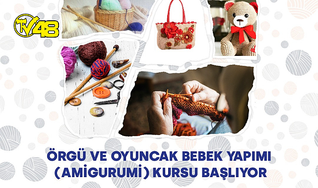Örgü ve amigurumi kursuna başvurular başladı!