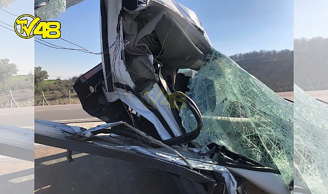 Yatağan - Milas karayolunda korkutan kaza