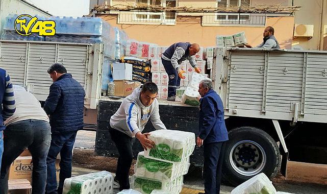 13&#039;ÜNCÜ YARDIM ARACI DEPREM BÖLGESİNE SEVK EDİLDİ