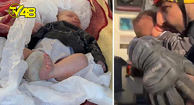 2 aylık bebek, 29 saat sonra enkazdan sağ çıkarıldı! Görevlinin sözleri göz yaşarttı!