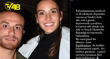 Adana Demirsporlu Gökhan Töre ile eşi, deprem sonrası koruyucu aile olmak için başvuru yaptı