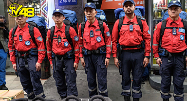 Çin Kurtarma Ekibi Hamile Bir Kadının Kurtarılmasına Yardımcı Oldu!