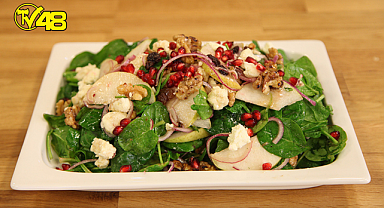 Armutlu Ispanak Salatası Tarifi