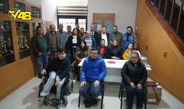 Başkan Tokat Milas Belediyesi engelli işçi personellerini ziyaret etti