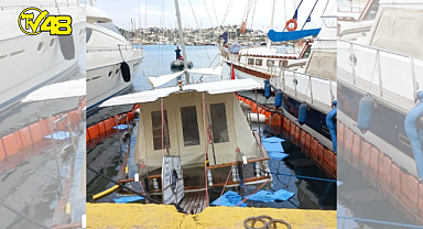 Bodrum'da tekne battı